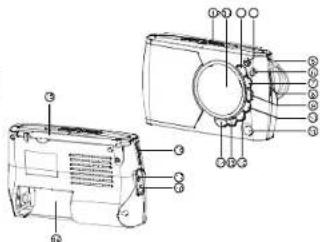 DENVER TWR-818 - APPEARANCE DIAGRAM & FUNCTION INDICATION - 1