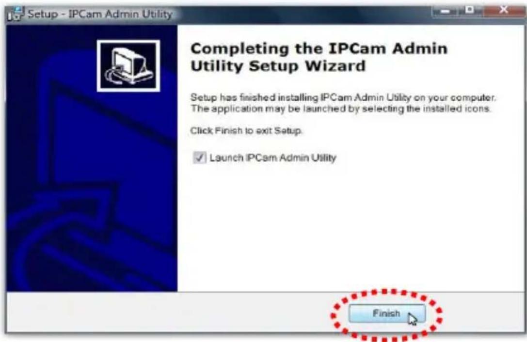 Edimax IC-3030IPOE - Click 'Finish' to confirm the software installation. - 1