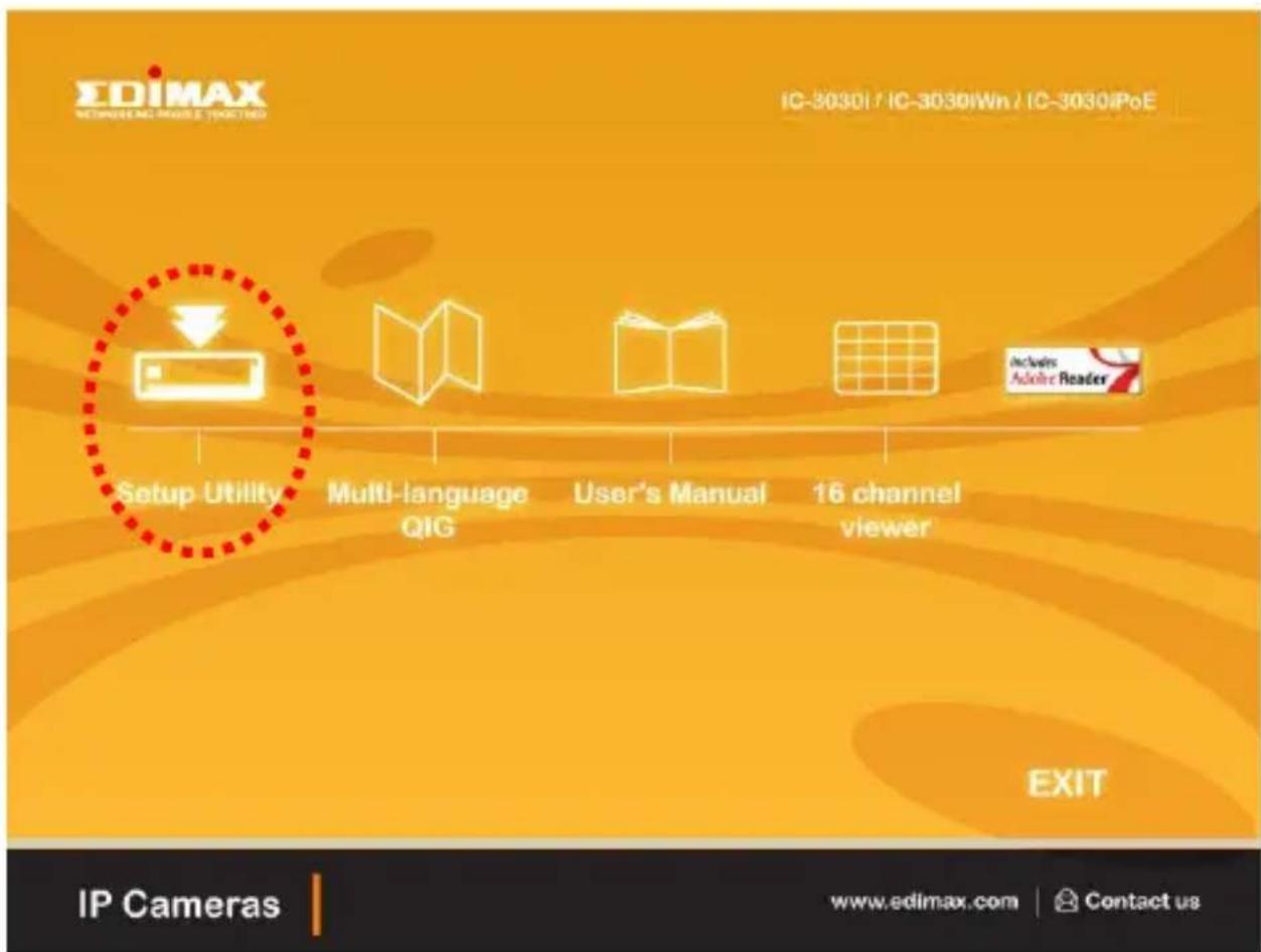 Edimax IC-3030IPOE - Software Installation - 1