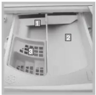 INDESIT Maxi WIXXL 106 (EU) - Mosószertartó - 1