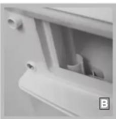 INDESIT Maxi WIXXL 106 (EU) - Limpieza del contenedor dosificador y de los correspondientes compartimentos - 3