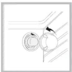 INDESIT K3G52S.A(W) - Sostituire la lampadina di illuminazione del forno - 1