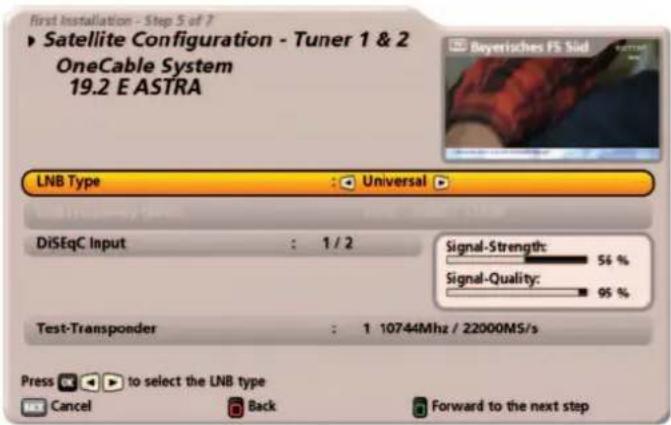 KATHREIN UFS 922sw - Connection and setup - 3