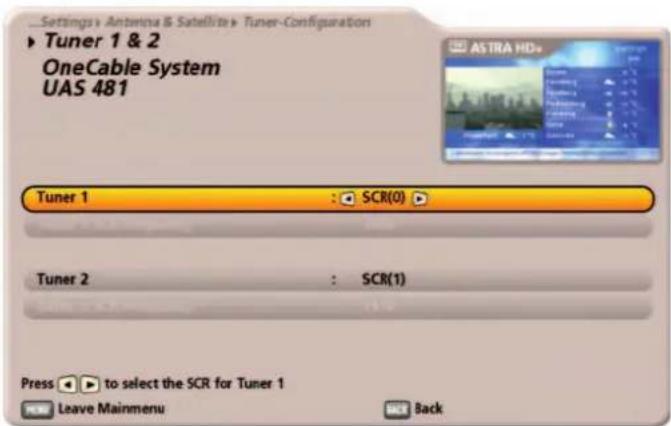 KATHREIN UFS 922sw - OneCable System - UAS 481 - 2