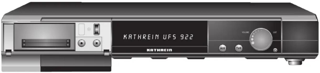 KATHREIN UFS 922sw - Backup operation - 1