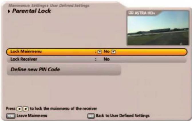 KATHREIN UFS 922sw - Parental Lock - 2