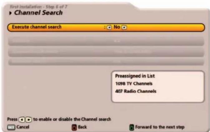 KATHREIN UFS 922sw - Channel Search - 1