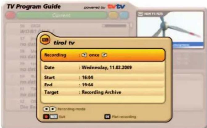 KATHREIN UFS 922sw - Programme not in EPG: - 1