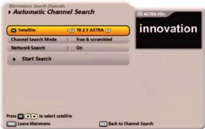 KATHREIN UFS 922sw - Automatic Channel Search - 1