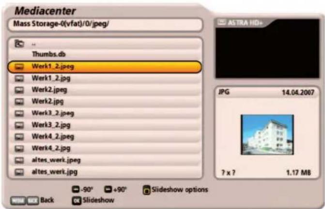KATHREIN UFS 922sw - JPEG playback - 1