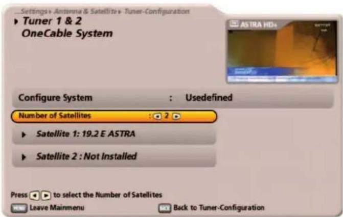 KATHREIN UFS 922sw - Satellite 1: .... - 1