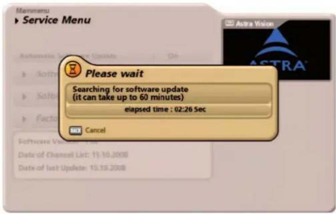 KATHREIN UFS 922sw - Main menu - Service menu - 4