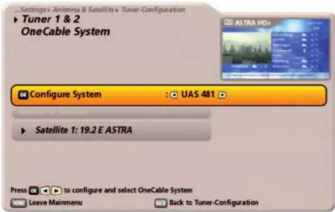 KATHREIN UFS 922sw - OneCable System - UAS 481 - 1