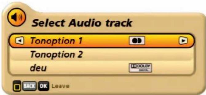KATHREIN UFS 922sw - Select Audio Track - 1