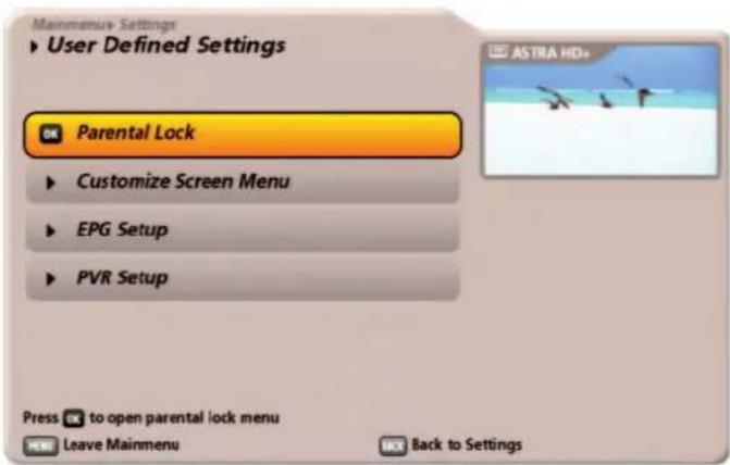 KATHREIN UFS 922sw - User Defined Settings - 1