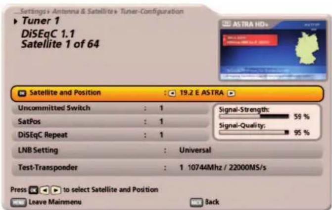 KATHREIN UFS 922sw - Satellite 1 - 1