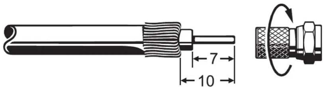KATHREIN UFS 922sw - Connecting the unit (Sat-IF connections) - 2