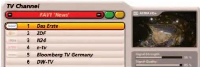 KATHREIN UFS 922sw - Basic operation in TV or Radio mode (live operation) - 4