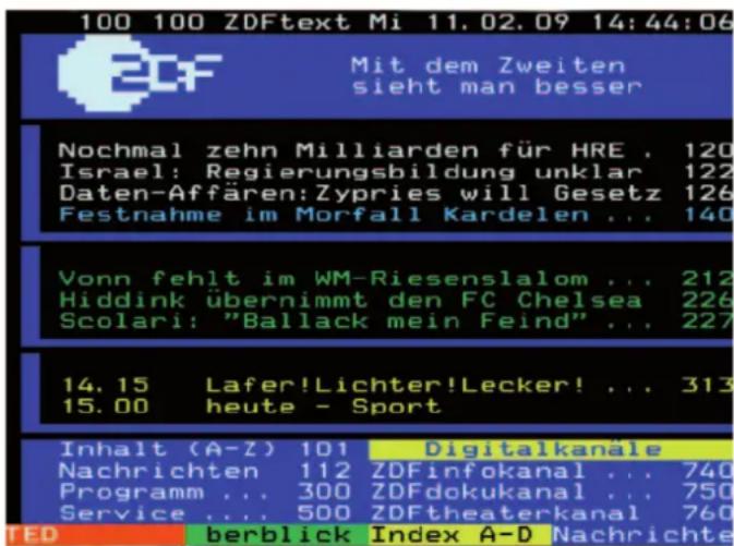 KATHREIN UFS 922sw - Teletext - 1