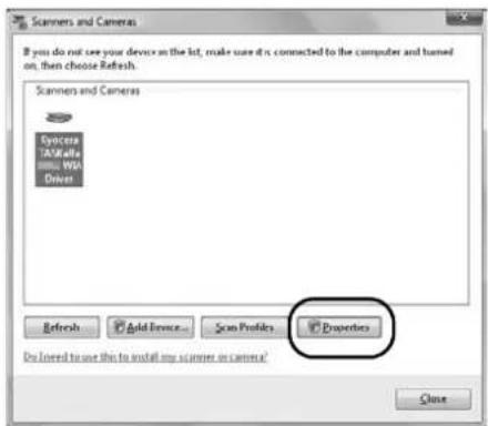 KYOCERA FS-1028MFP/KL3 - Setting WIA Driver (Windows Vista™ and Windows® Server 2008) - 1