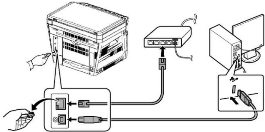 KYOCERA FS-1028MFP/KL3 - Connecting Cables - 2