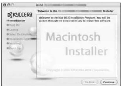 KYOCERA FS-1028MFP/KL3 - Installing Printer Driver in Macintosh - 3