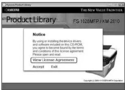 KYOCERA FS-1028MFP/KL3 - Installing Printer Driver in Windows - 1