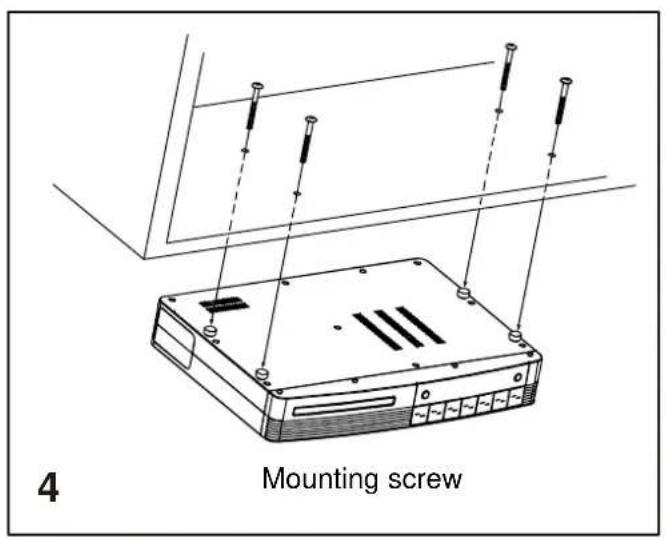 LENCO KDV-309 - Please install the unit as the following illustration. - 4