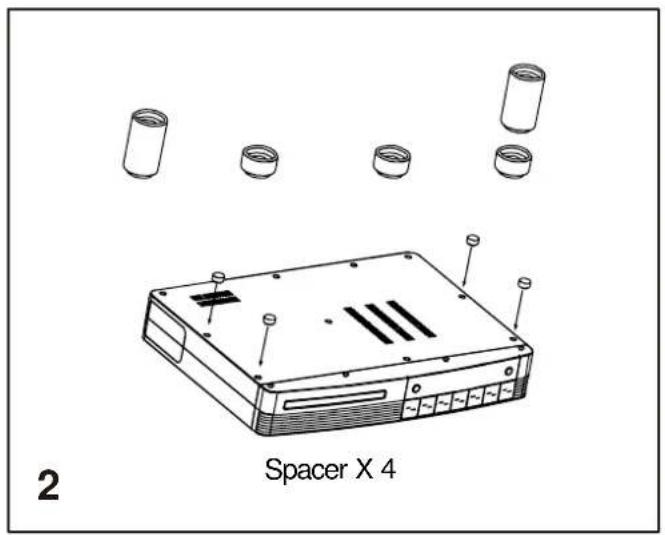 LENCO KDV-309 - Please install the unit as the following illustration. - 2