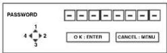 MITSUBISHI XD221U XGA - To cancel the password function: - 2
