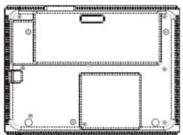 MITSUBISHI XD221U XGA - Dimensional drawings (unit : mm) - 2