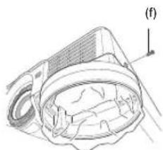 MITSUBISHI WD500U-ST DLP - When the projector is mounted to the ceiling: - 1