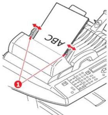 OKI MC560dn - Vkládání dokumentů do automatického podavače - 2