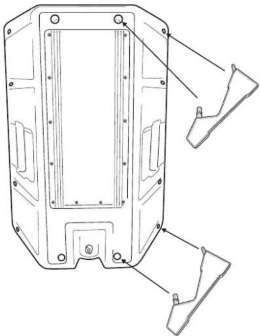 Omnitronic KB-212 - Installation as floor monitor - 2