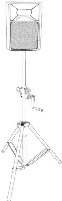 Omnitronic KB-212 - Suitable distance tubes: - 1