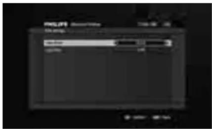 PHILIPS DSR9005 - System Settings - 1