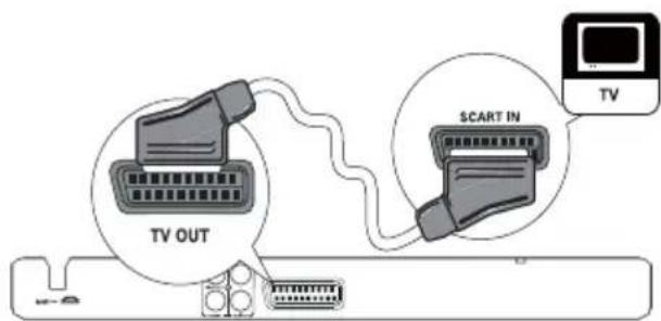 TV OUT SCART IN TV