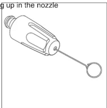 NILFISK C 105.5-5 - Cleaning of nozzle A clogging up in the nozzle - 1