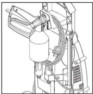 NILFISK C 105.5-5 - Winding up of electric cable and high pressure hose (C115.3) - 1