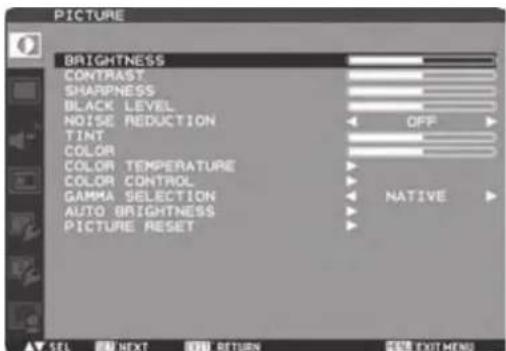MITSUBISHI M652-ID3450 - Basic operation of OSD - 6