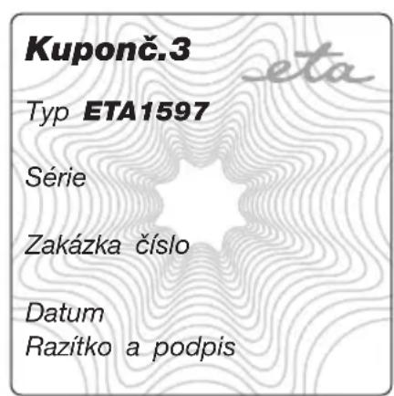 Eta Elle - Záznamyozáručníchopravách•Záznamyozáručnýchopravách - 4