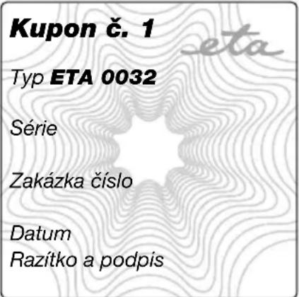 Eta Fresher - Postup pri reklamácii - 1