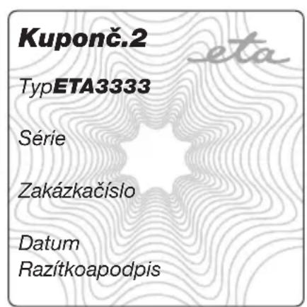 Eta Icelic 2v1 - Záznamyozáručníchopravách•Záznamyozáručnýchopravách - 3