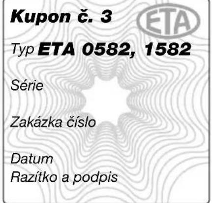 Eta Lucy - ZÁRUČNÍ LIST • ZÁRUČNÝ LIST - 2
