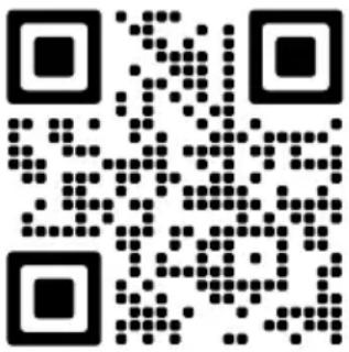 QR code image with pixelated pattern, no readable text or symbols beyond the matrix pattern