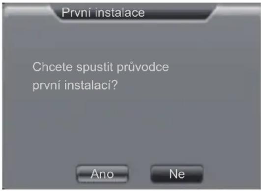 První instalace Chcete spustit průvodce první instalací? Ano Ne