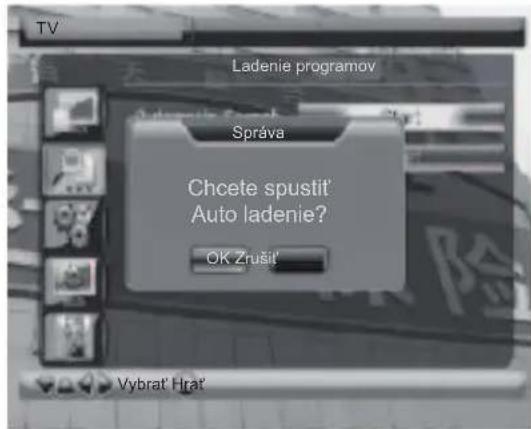 Ladenie programov Správa Chcete spustit' Auto ladenie? OK Zrušit! Vybrat' Hrat'