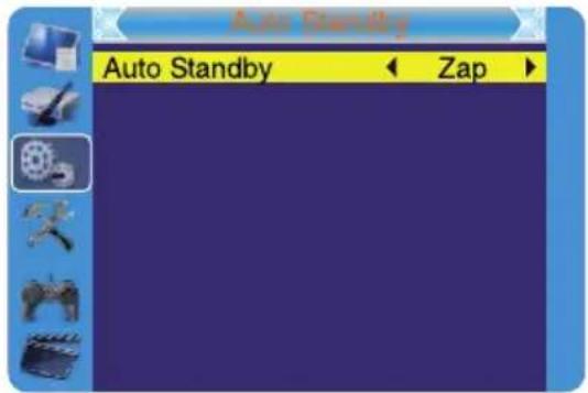 Auto Standby Auto Standby ← Zap ►