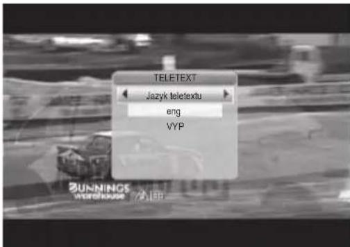 TELETEXT Jazyk teletextu eng VYP