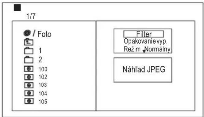 1/7 Foto 1 2 100 102 103 104 105 Filter Opakovanie vyp. Režim Normálny Náhlad JPEG